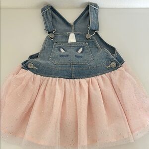 OshKosh B'gosh Blue and Pink Sleeveless Casual Dress